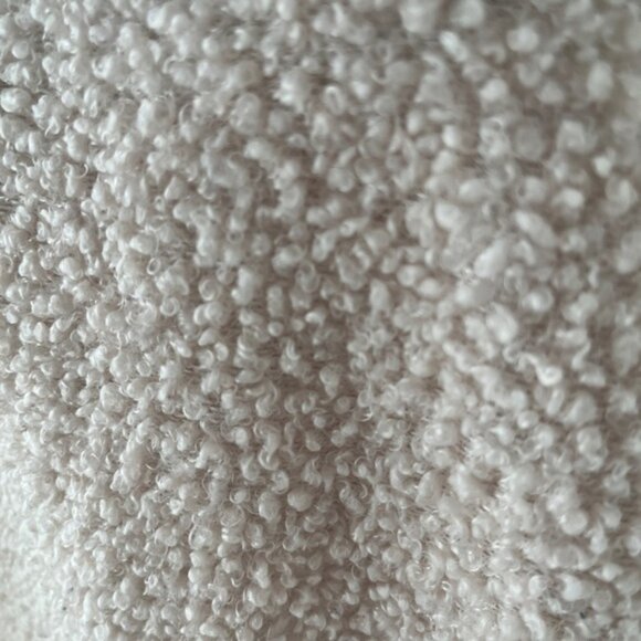 ANTHROPOLOGIE PORRIDGE Cream Brynn Sherpa Pullover Sweater Relax Fit Fuzzy Cozy - Picture 4 of 13